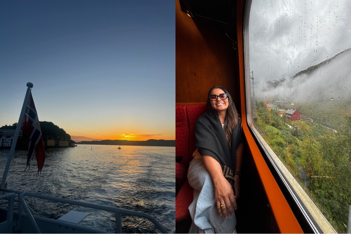 The famous Flåm Railway and taking the ferry to Bergen (Renata Ferreira). 