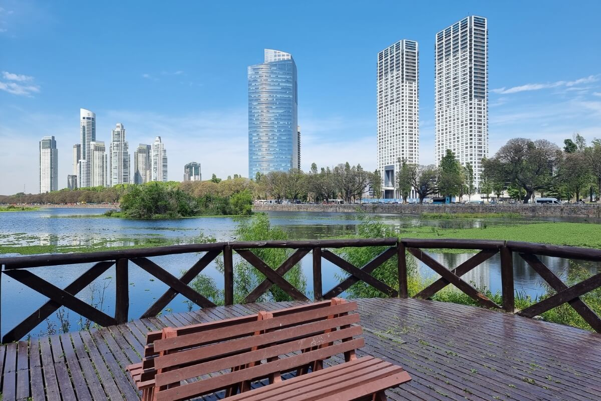 Puerto Madero river skyline at Buenos Aires, Argentina