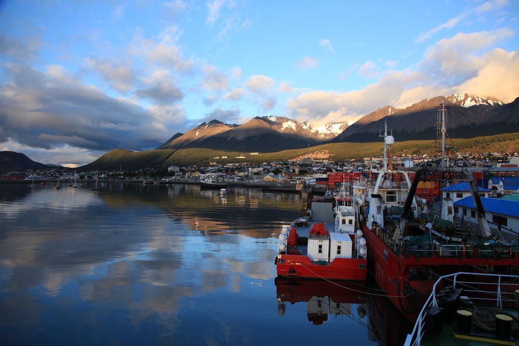 Ushuaia Harbor, Tierra del Fuego, Argentina