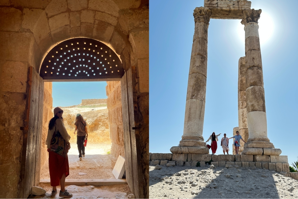 Isabel explores Jordan’s timeless wonders, from ancient gateways to soaring Roman ruins. (Photo: Isabel Falls) 