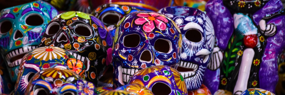 Day of the Dead Dia de los Muertos skulls Mexico festival