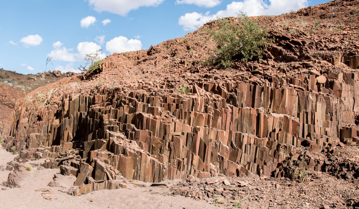 Organ Pipes in Damaraland, Namibia