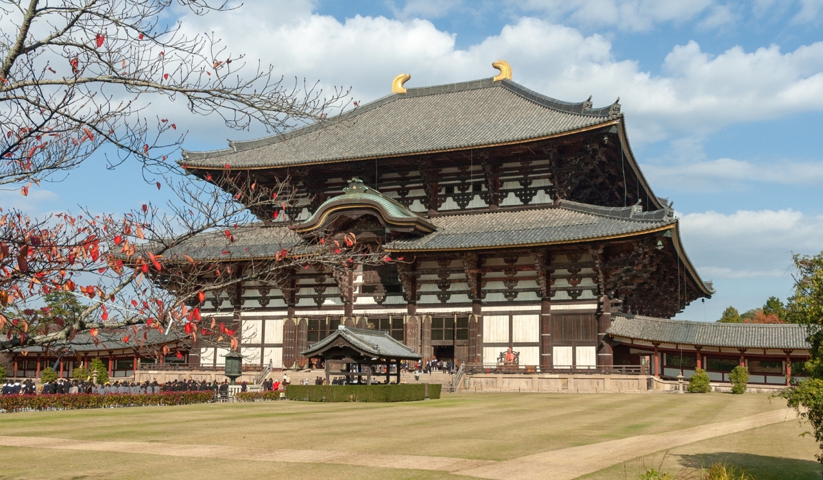 Todai-ji Temple in Nara, Japan