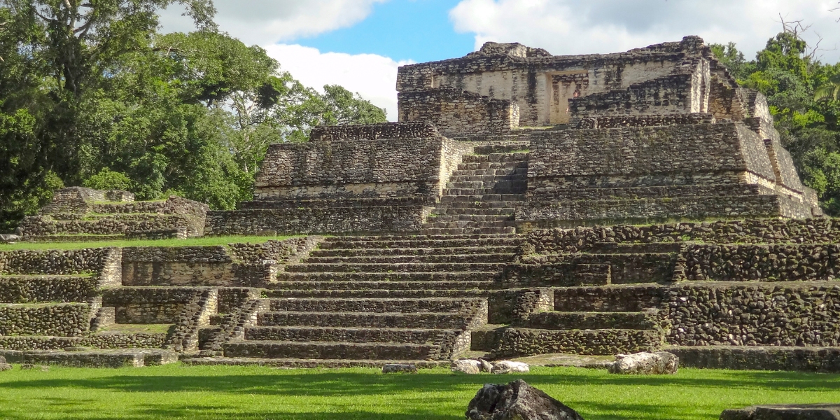 Caracol ancient archaeological site, Maya ruin in Belize