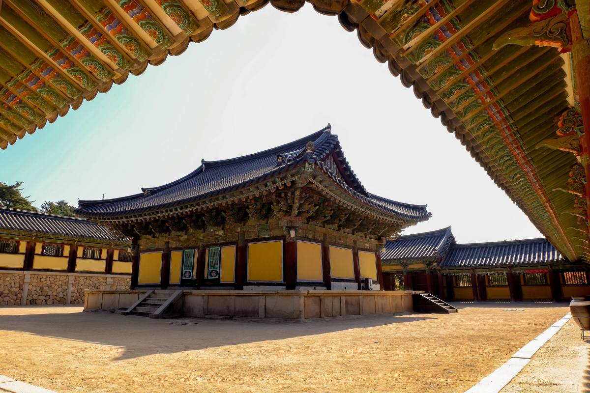 Bulguska Temple, a UNESCO World Heritage Site located in Gyeongju, South Korea. 