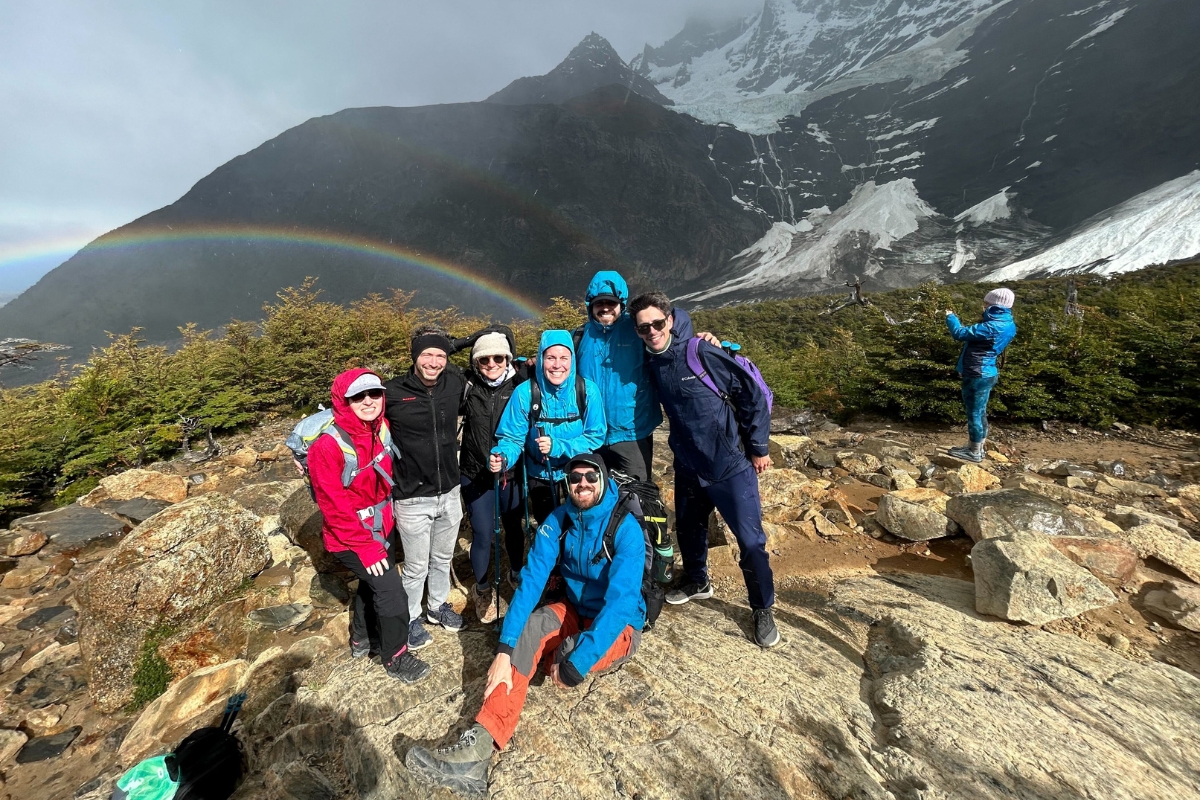 Company Retreat, French Valley viewpoint in Torres del Paine National Park, Patagonia, Chile