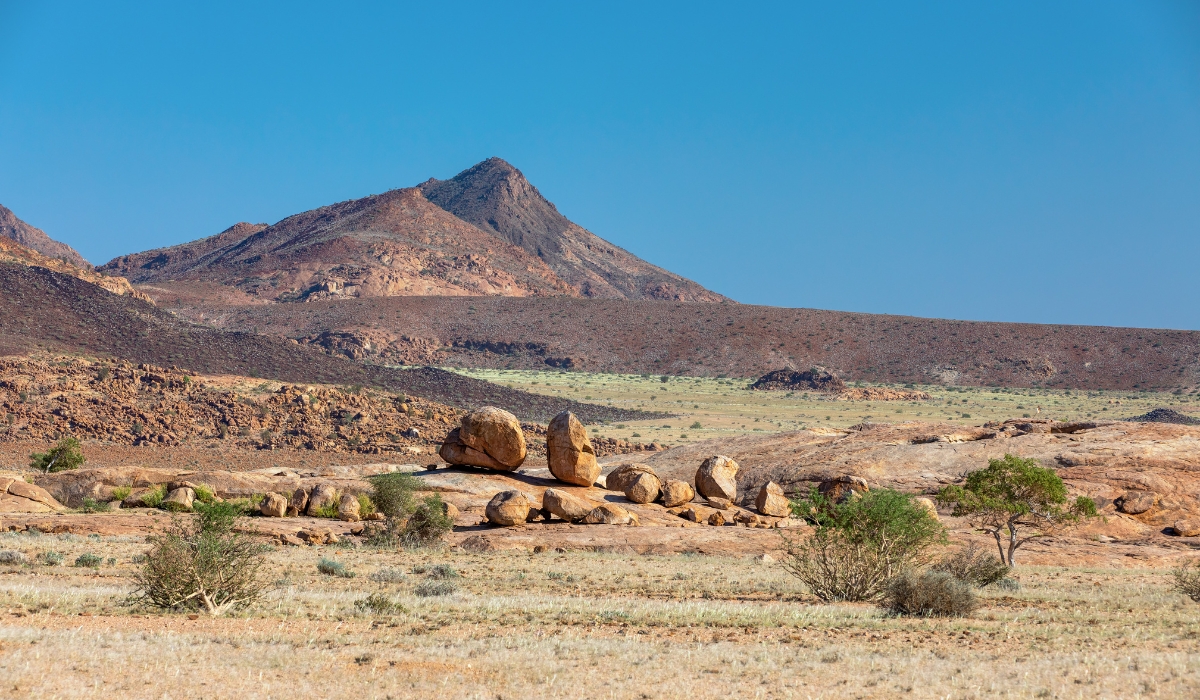 Brandberg Mountain in Damaraland, Namibia