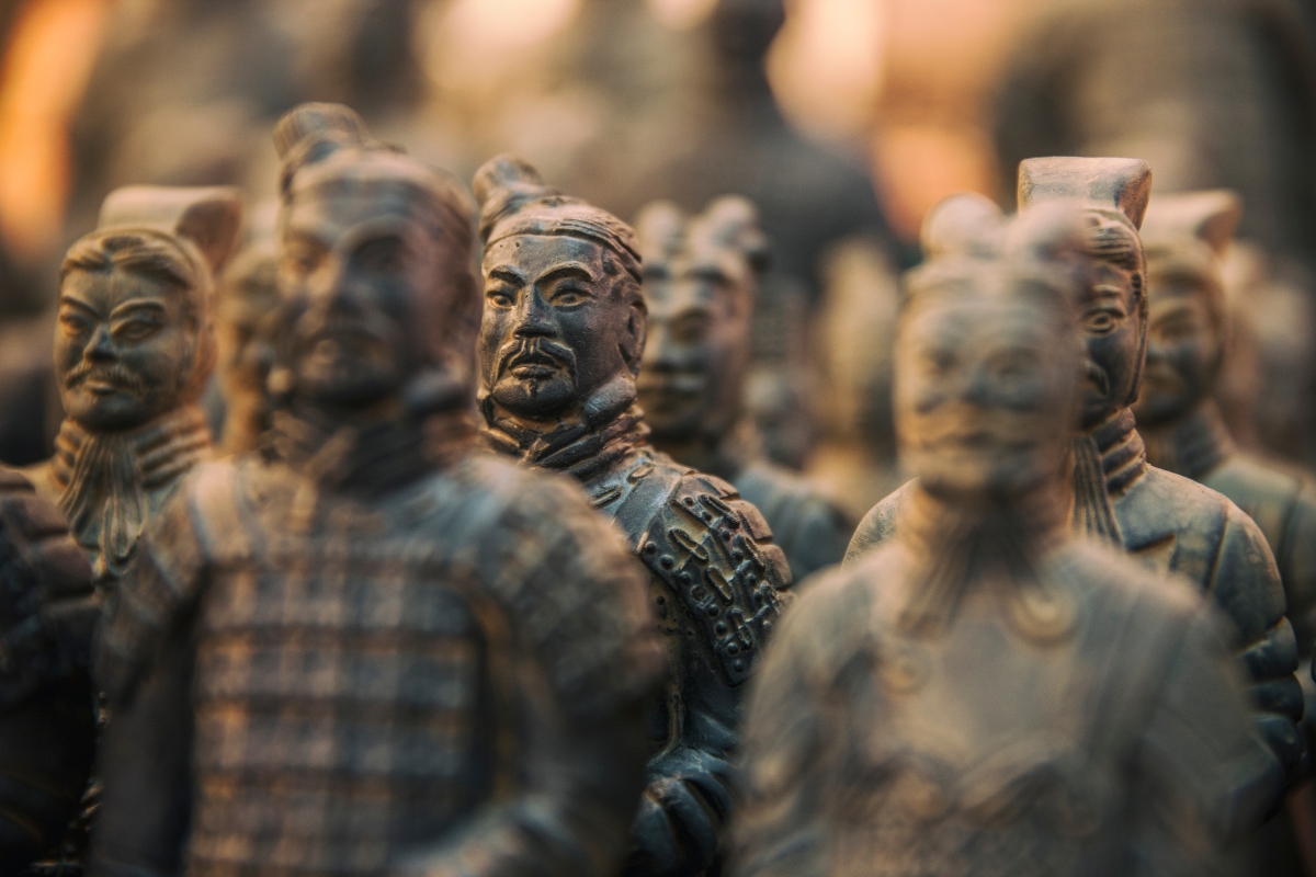 The iconic Terracotta Warriors located in Xi’an, China. 