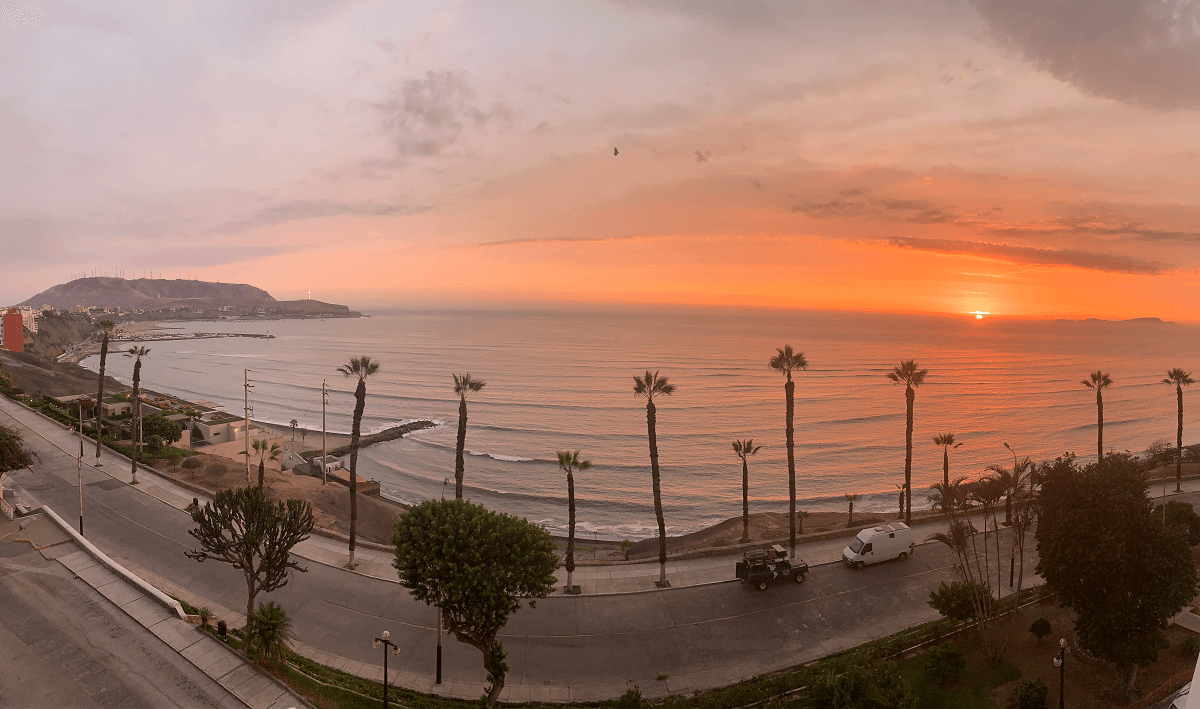 The malecon (seafront) from Barranco, one of the best views in the entire city of Lima