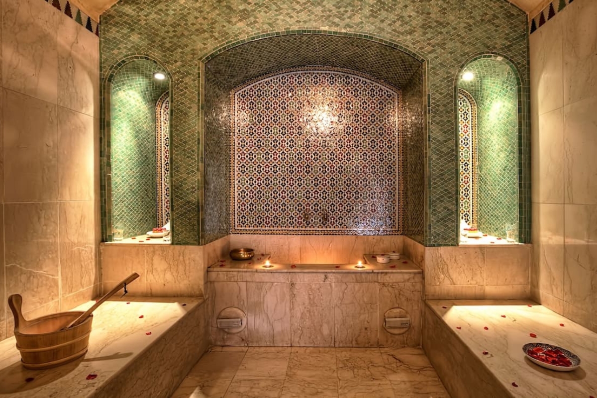 Experiencing a traditional Moroccan hammam to relax and unwind (Photo: Cassius Lawrence-Jones). 