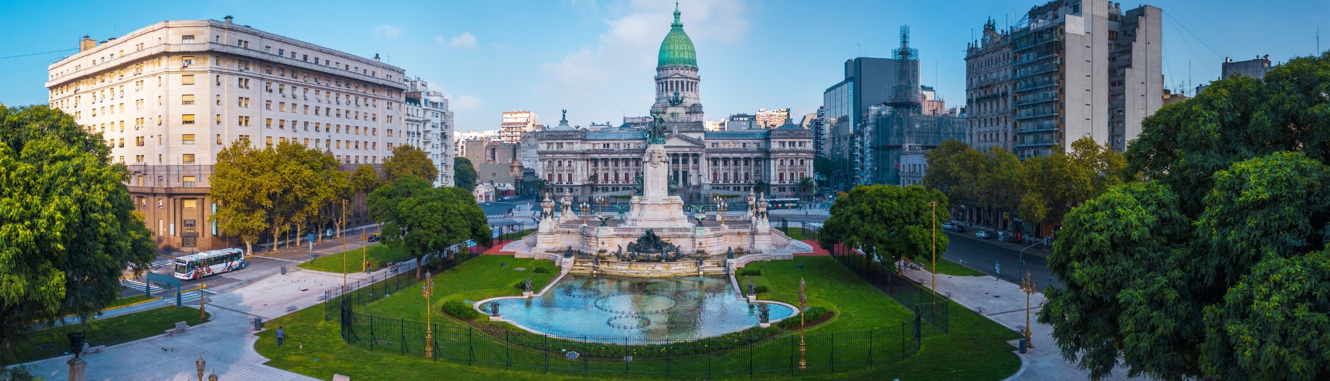 Plaza Congreso in Buenos Aires, Argentina