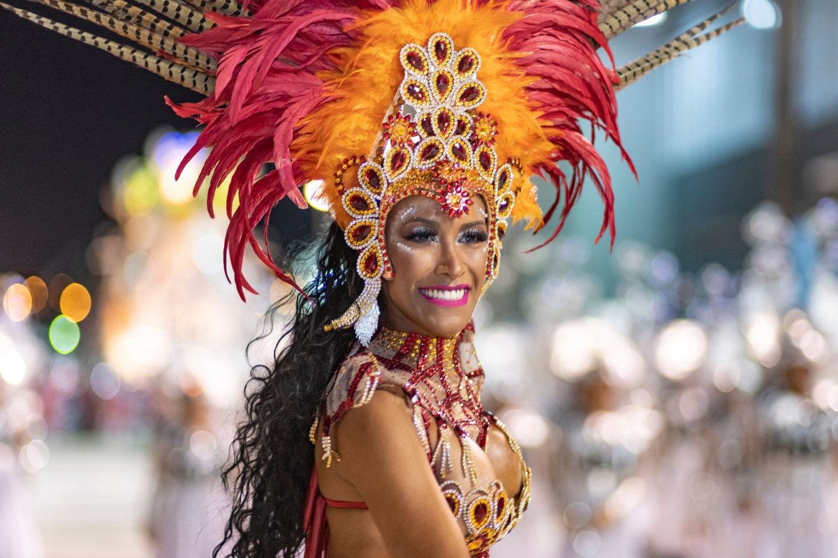 Carnival In Brazil Kicks Into High Gear With Colorful Celebrations And  Green Spacemen