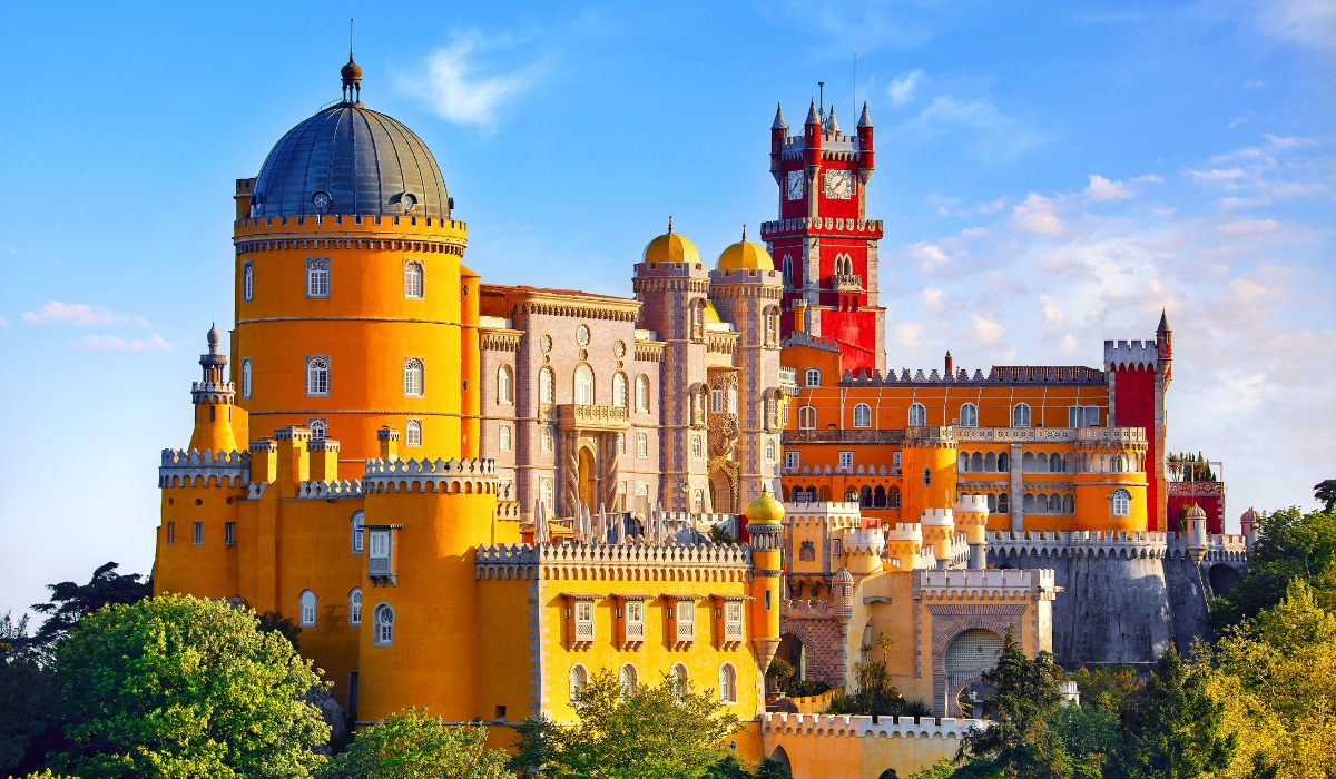 Pena Palace in Sintra, near Lisbon, Portugal