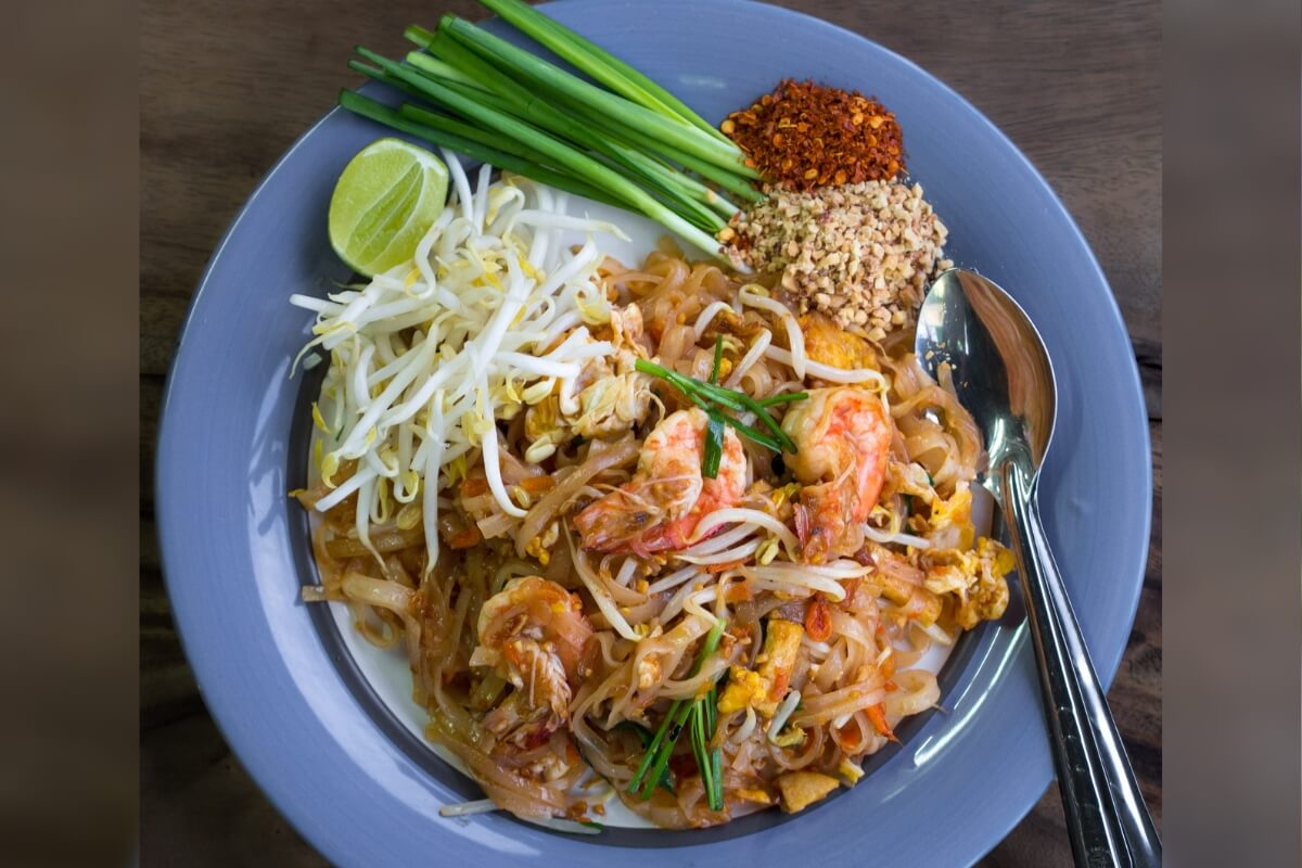 Pad thai cuisine in Thailand