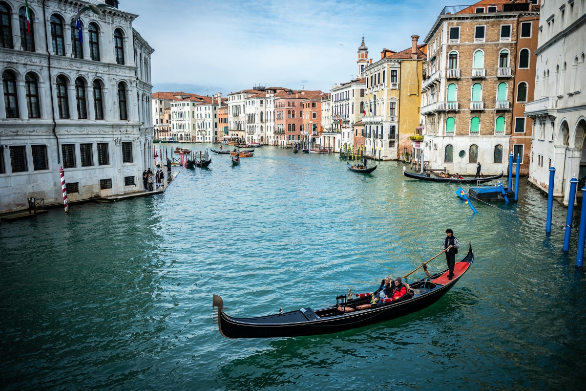 The Grand Canal, Venice.  