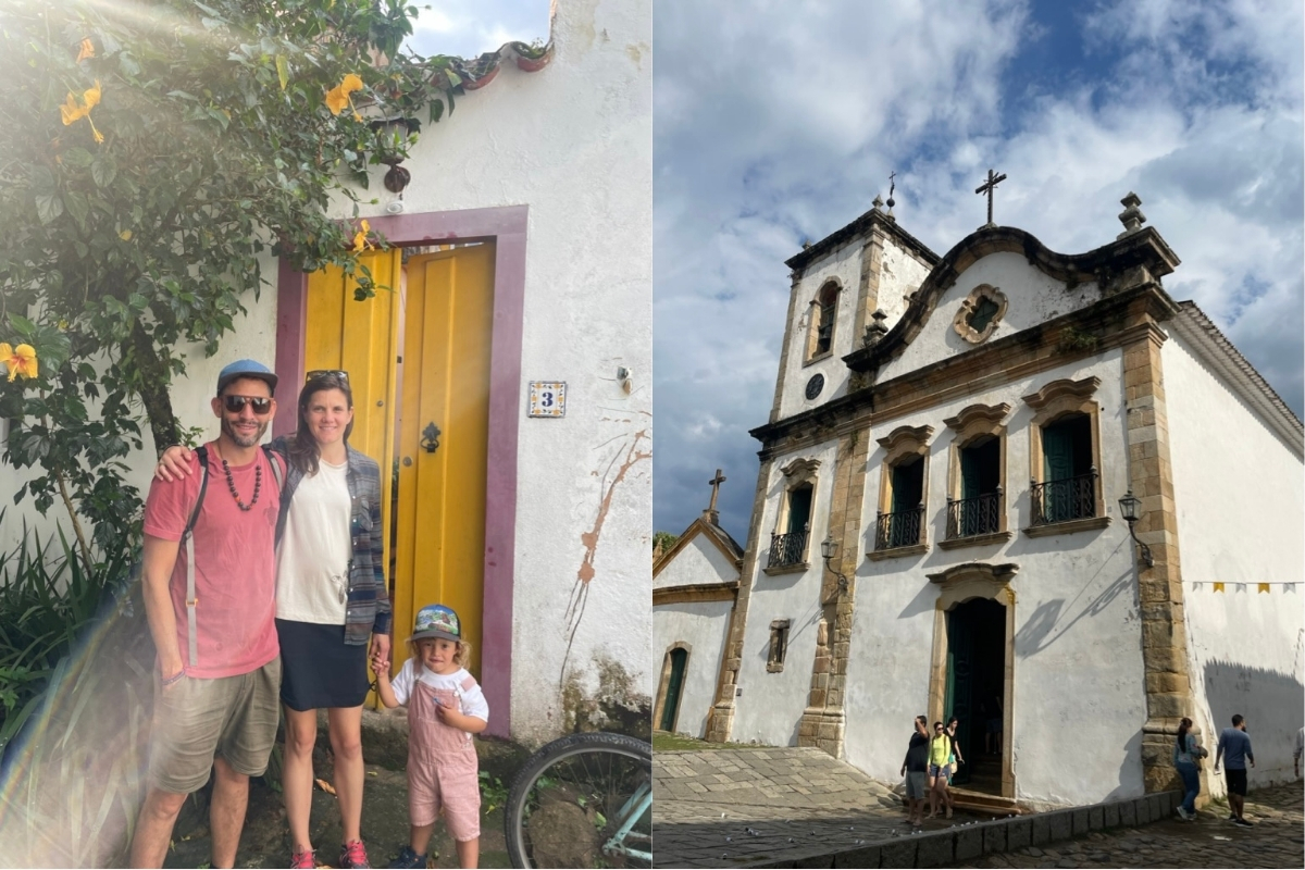 Destination Expert Hayley and Family in Paraty, Brazil