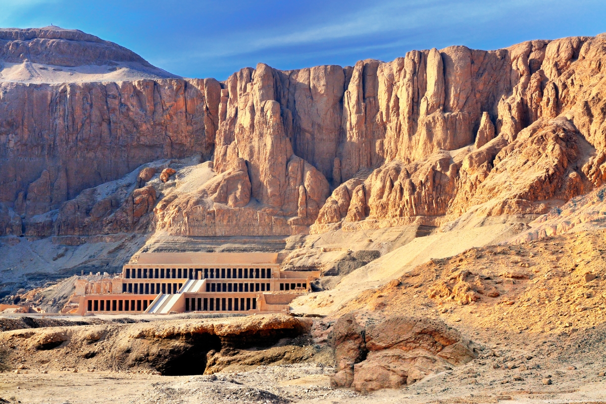 Mortuary Temple of Queen Hatshepsut in the Valley of the Kings, Egypt