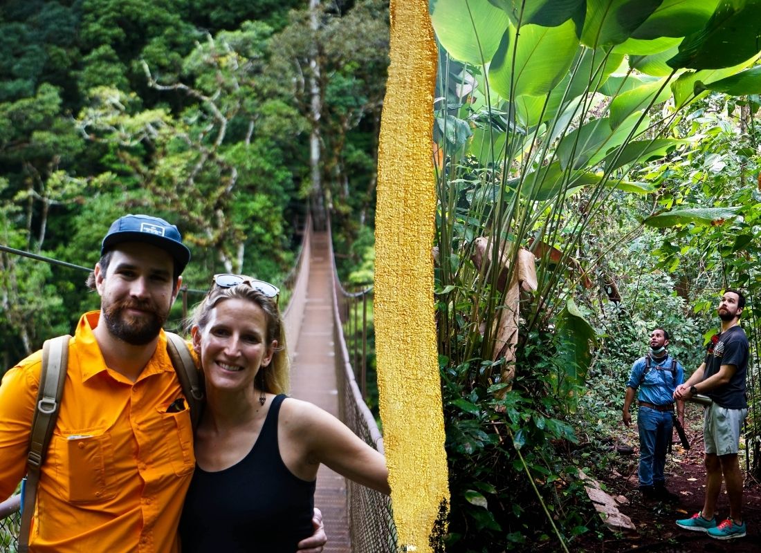 Panama Isla Palenque Rainforest Hanging Bridges Sarah Dib