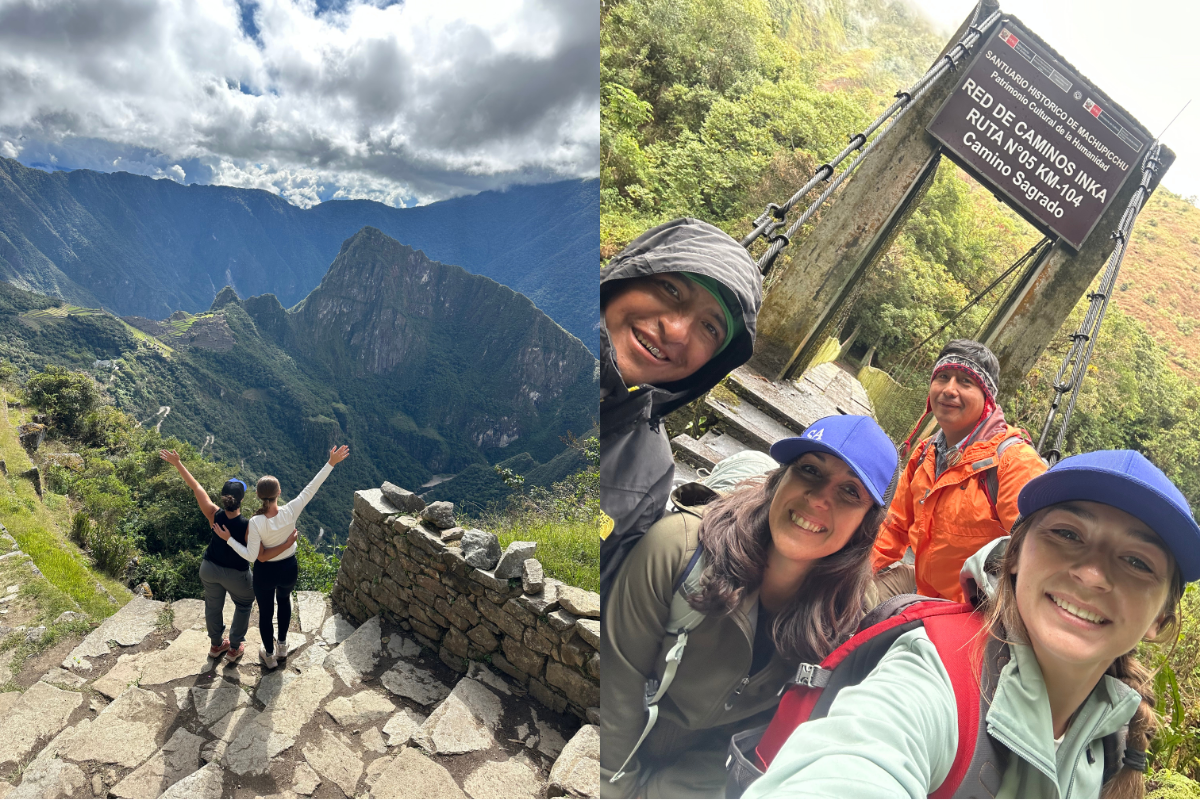 Hiked through clouds, crossed ancient paths, and arrived at the awe-inspiring Machu Picchu—what a day! (Photo: Cam Kestner) 