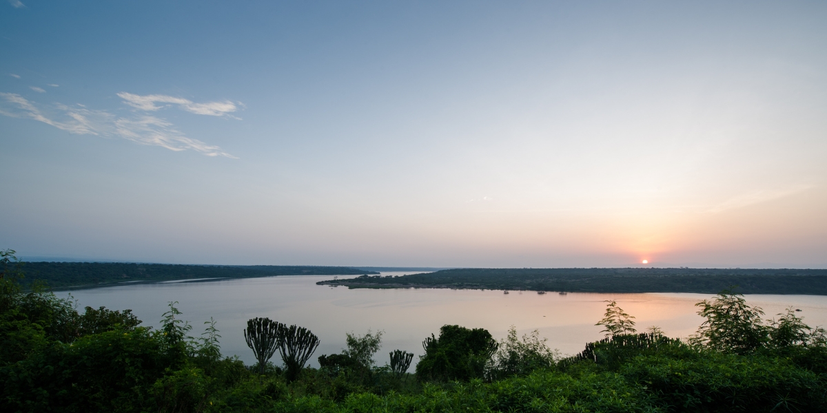 Kazinga Channel in Queen Elizabeth National Park, Uganda