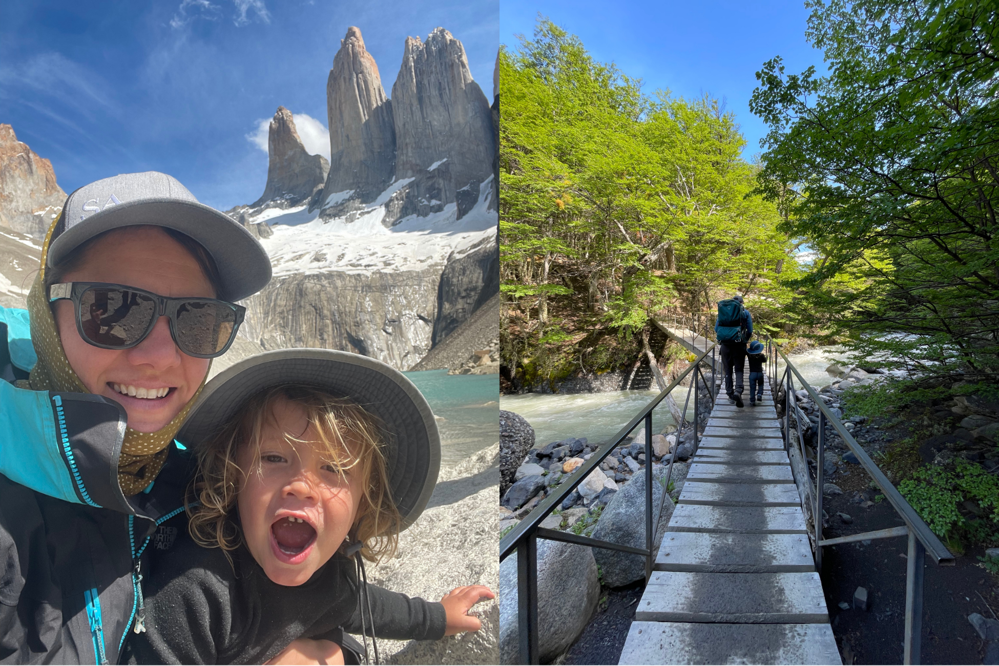 Hayley and family in Torres del Paine