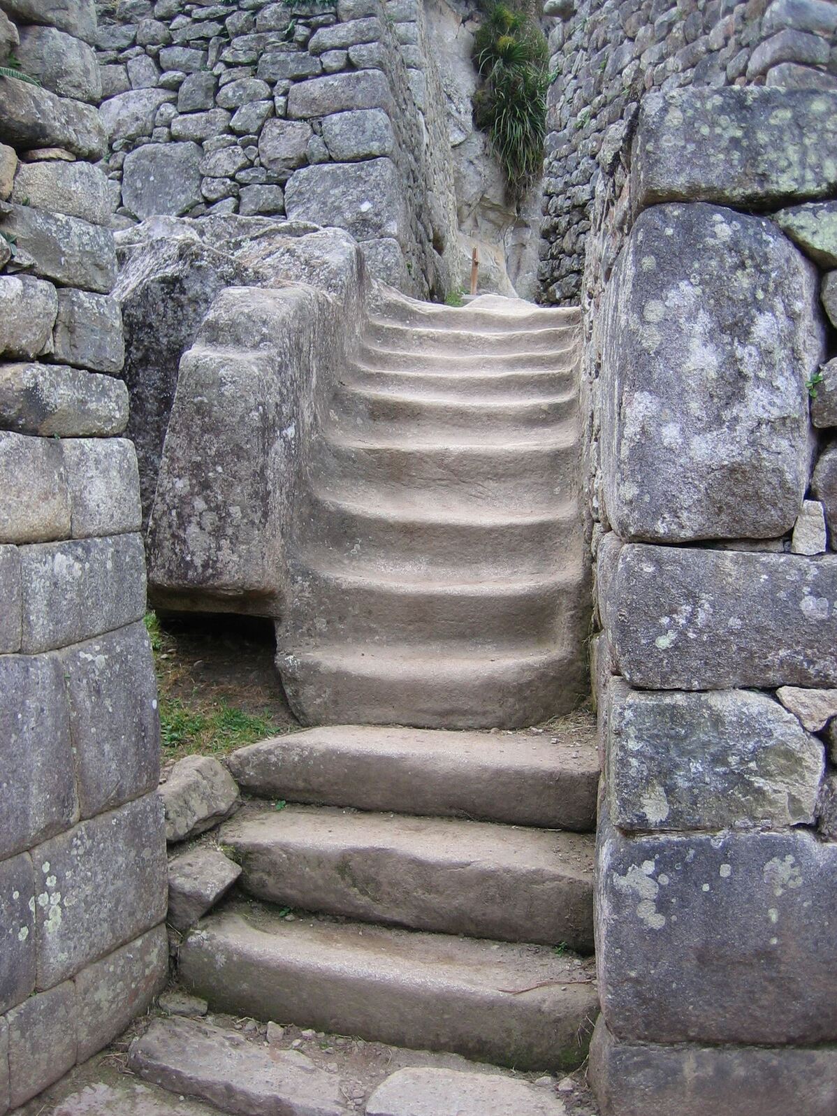 Machu Picchu stairs