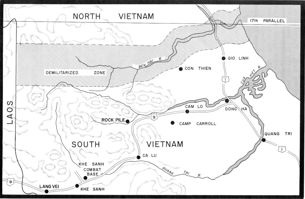 Vietnam Demilitarized Zone DMZ in 1969