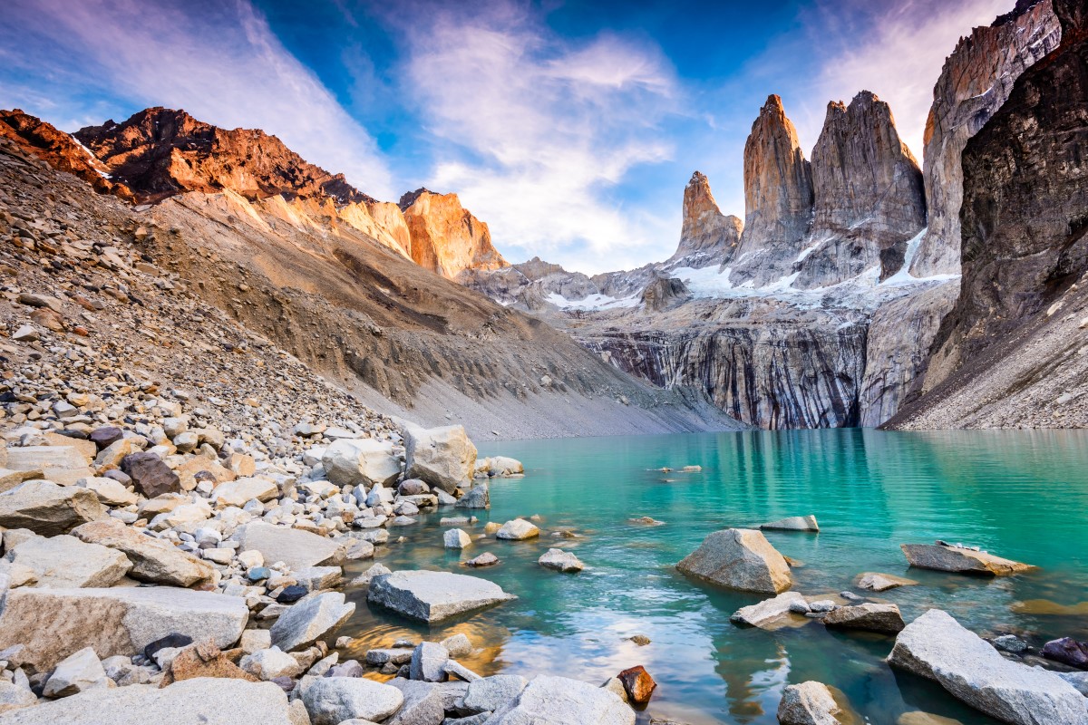 Mirador Las Torres in Patagonia, Chile