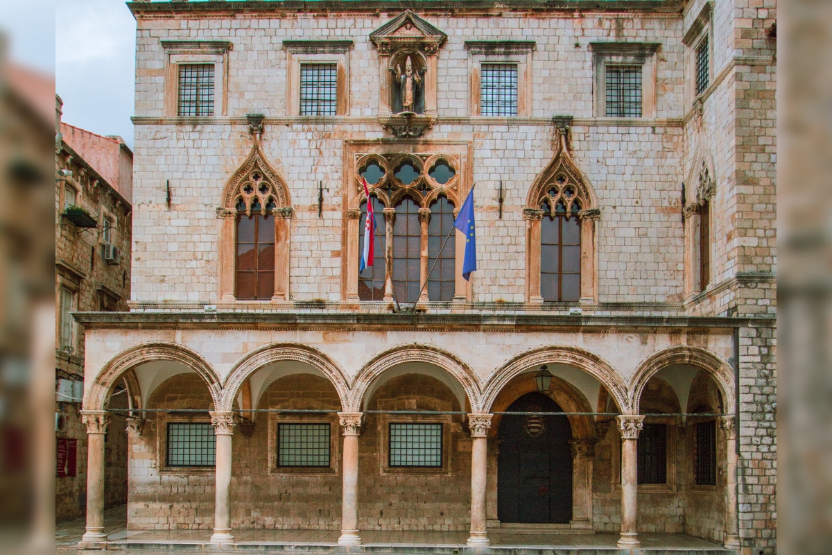 Sponza Palace in Dubrovnik, Croatia