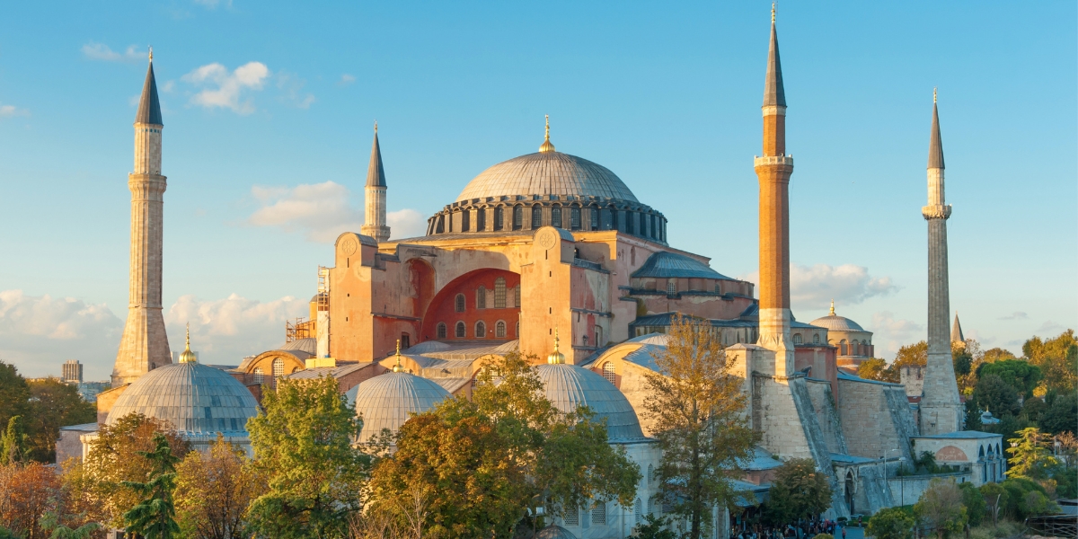 Hagia Sophia mosque in Istanbul, Turkey