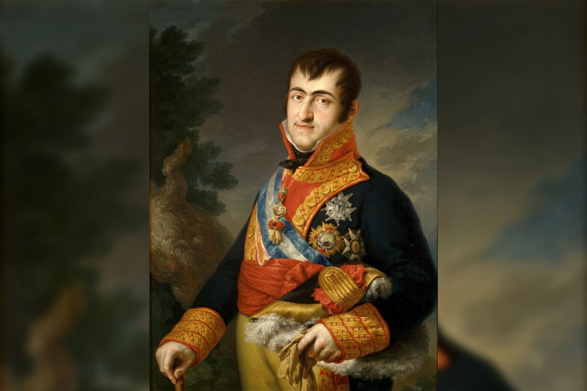 Portrait of King Ferdinand VII of Spain, by Vicente López Portaña (1814)