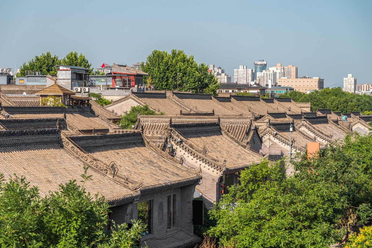 The city of Xi’an, China. 