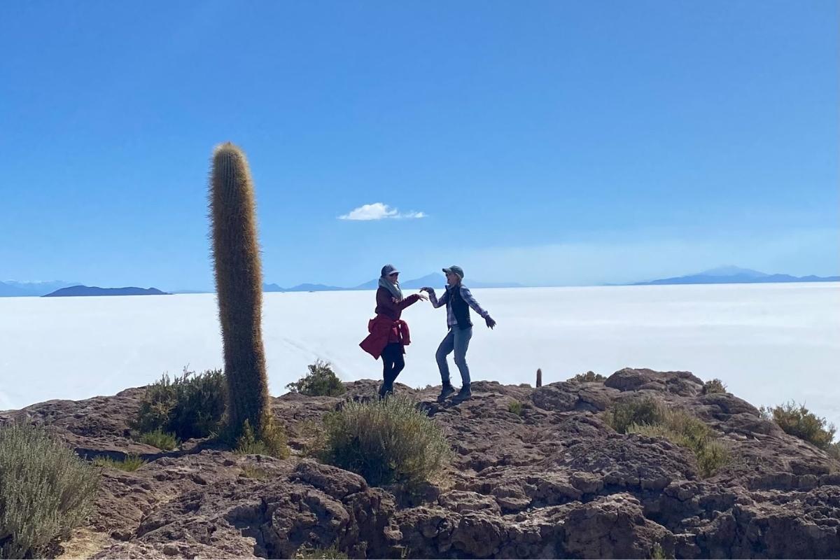 SA Expeditions Destination Experts at Salar de Uyuni salt flats Bolivia