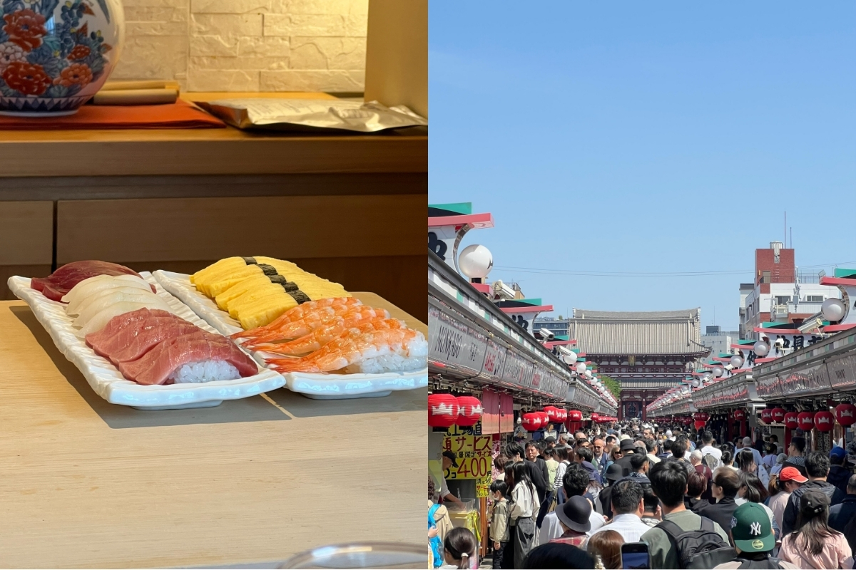 Ending our Japan adventure with sushi and Tokyo highlights. (Photo: Claudia Cavero) 