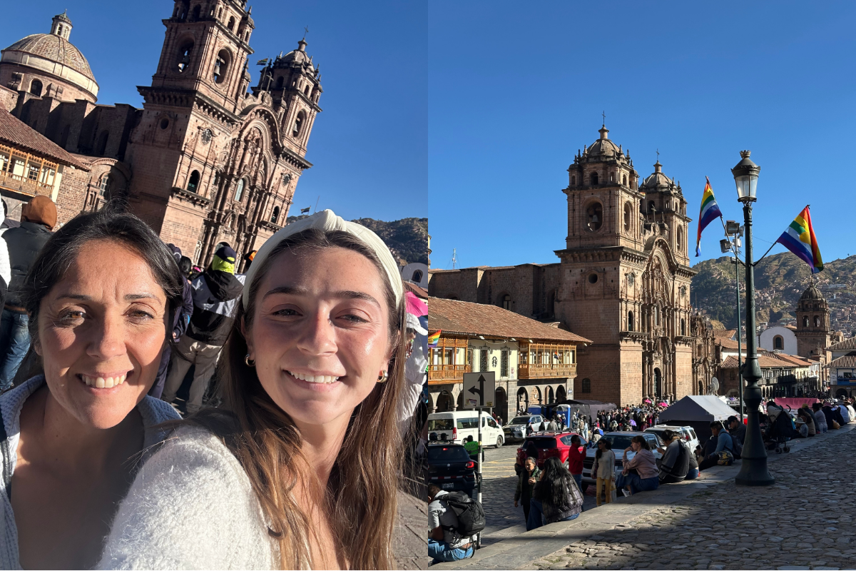 Soaking up the sunshine and the spirit of Cusco’s historic center. (Photo: Cam Kestner) 