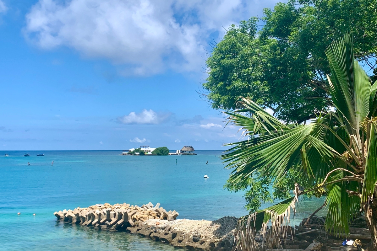 Rosario Island off the coast of Cartagena, Colombia