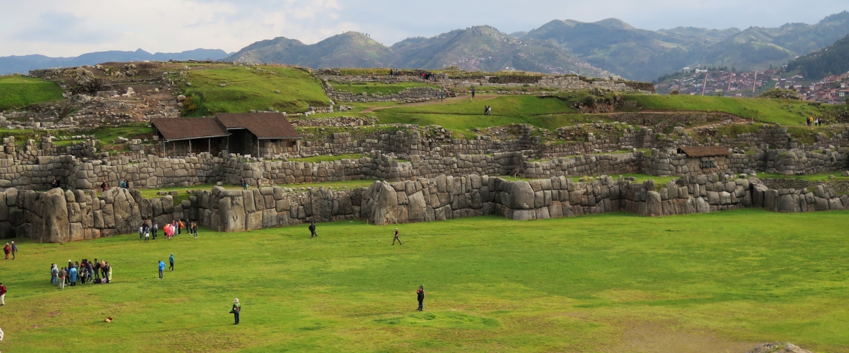 Sacsayhuaman ancient Inca ruins in Cusco, Peru
