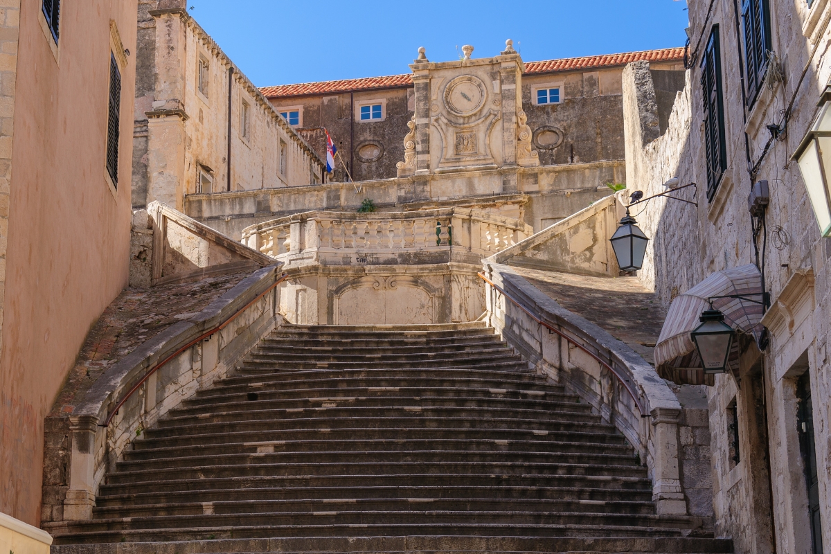 Jesuit Stairs in Dubrovnik, Croatia