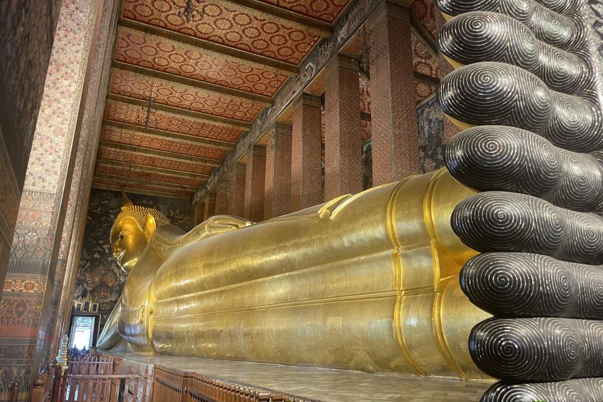 Reclining Buddha in Bangkok Thailand