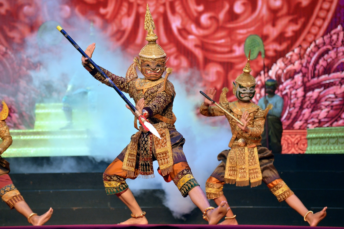 Traditional Khmer show in Cambodia