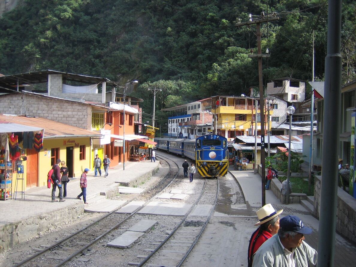 Machu Picchu train station