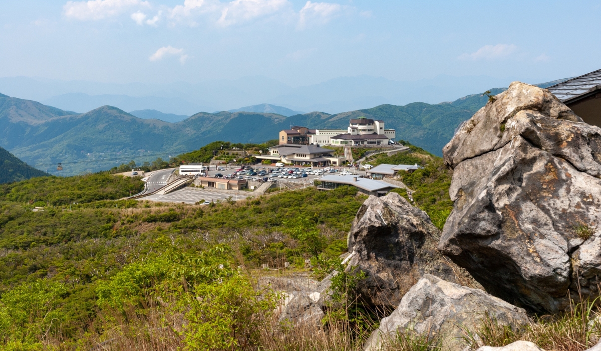 Owakudani in Hakone Town, Kanagawa, Japan