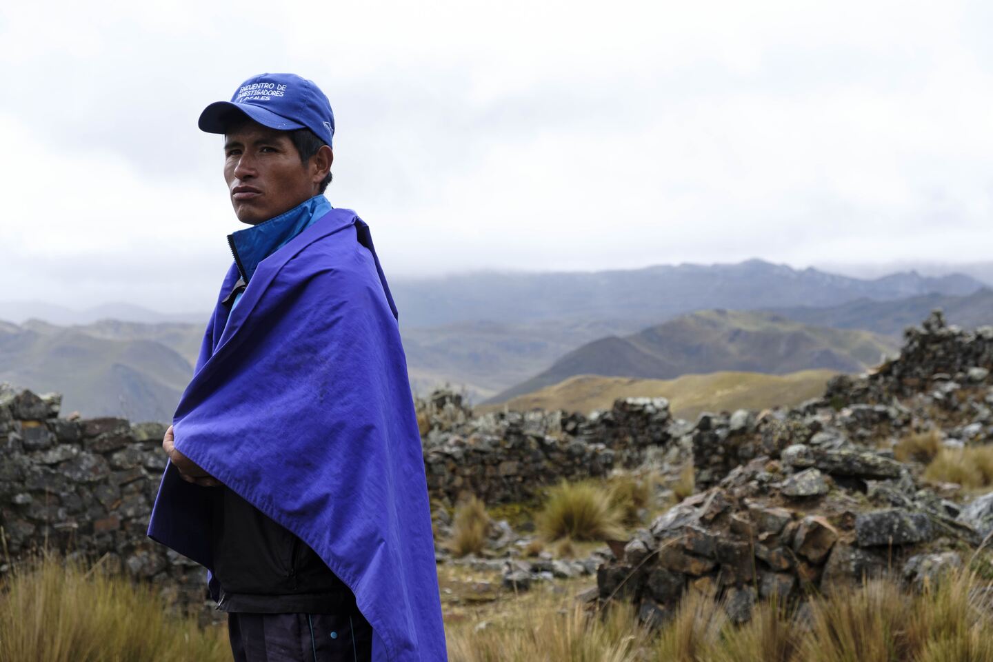 Stone remains on the Great Inca Trail