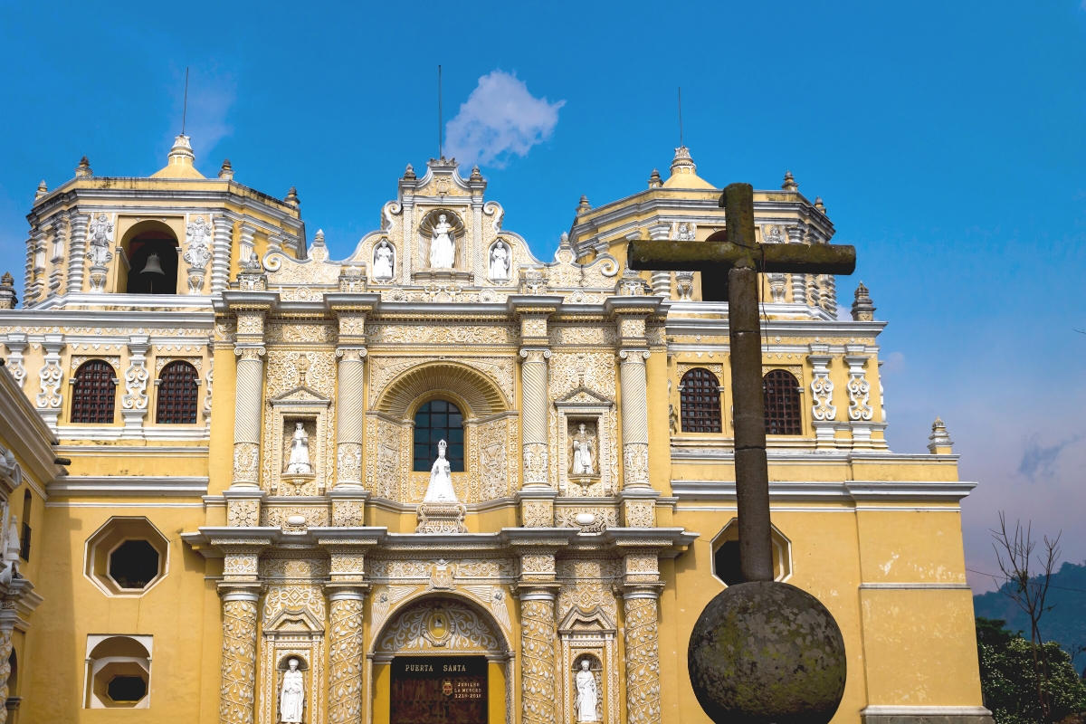 La Merced church in Antigua, Guatemala