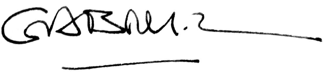 Gabriel Marquez Signature