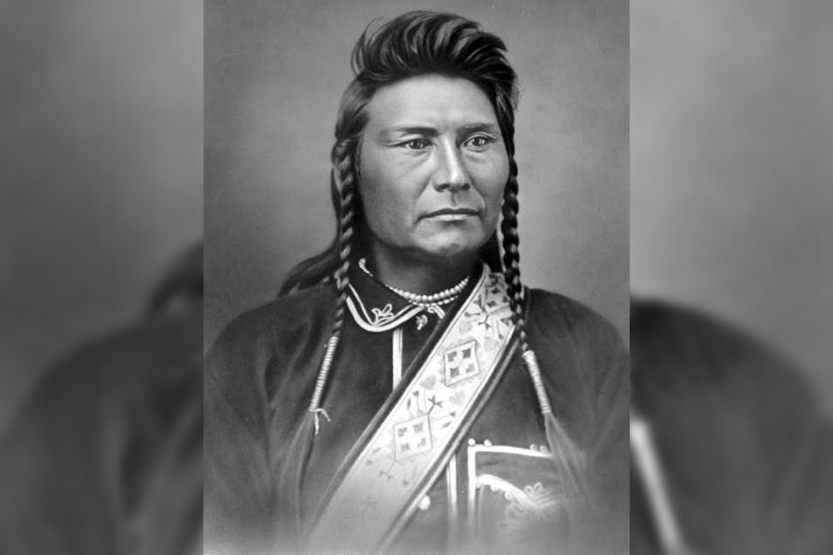 Chief Joseph leader of Nez Perce Native American tribe, November 1877