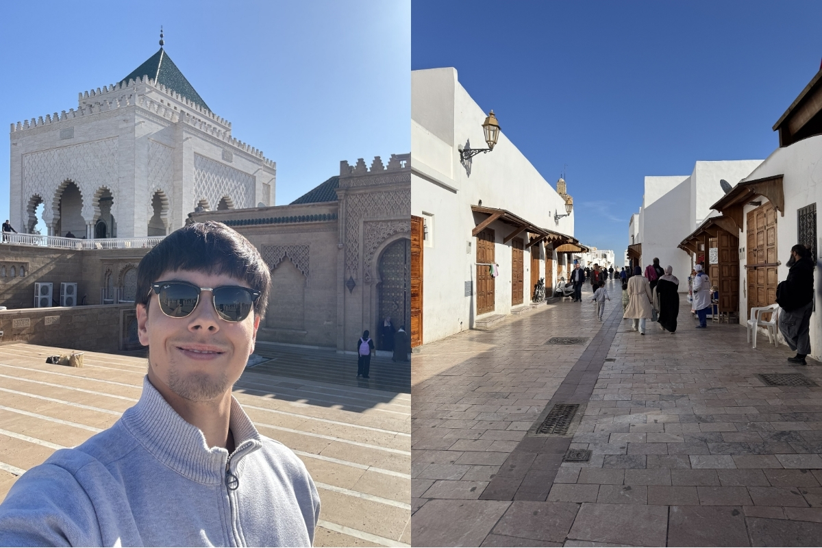 Visiting the beautiful city of Rabat on my way to Fez (Photo: Cassius Lawrence-Jones).