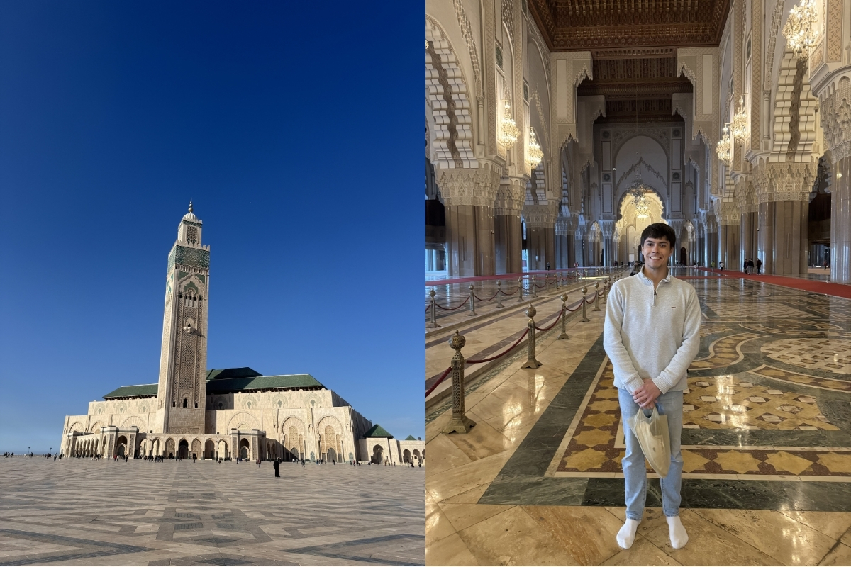 Visiting The Hassan II Mosque located in Casablanca, Morocco (Photo: Cassius Lawrence-Jones).