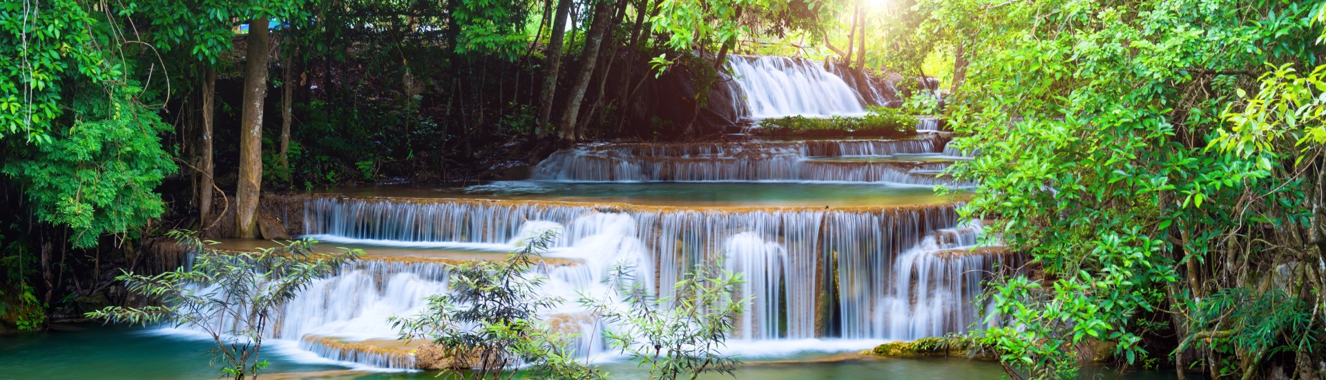 Kanchanaburi, Thailand - Huai Mae Kamin waterfall