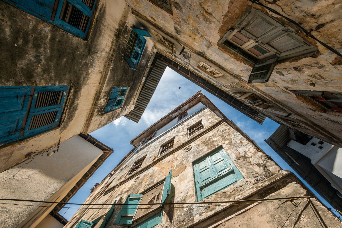 Stone Town UNESCO World Heritage Site in Zanzibar archipelago of Tanzania